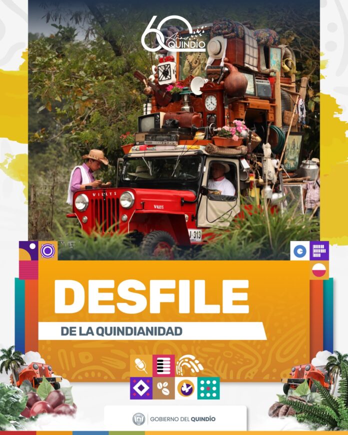 Todo listo para el desfile de la Quindianidad